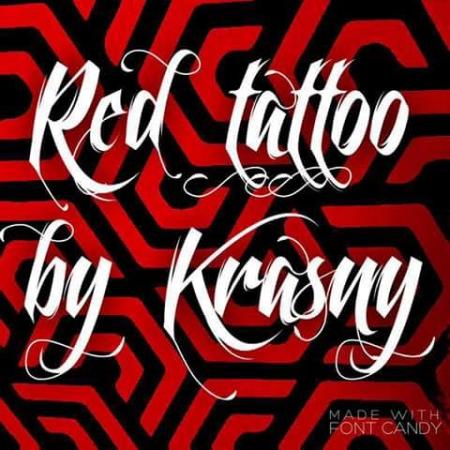 Фотография Red tattoo by Krasny 0